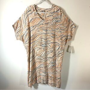 Chico’s Abstract Dot Print Wedge Shift Dress NWT